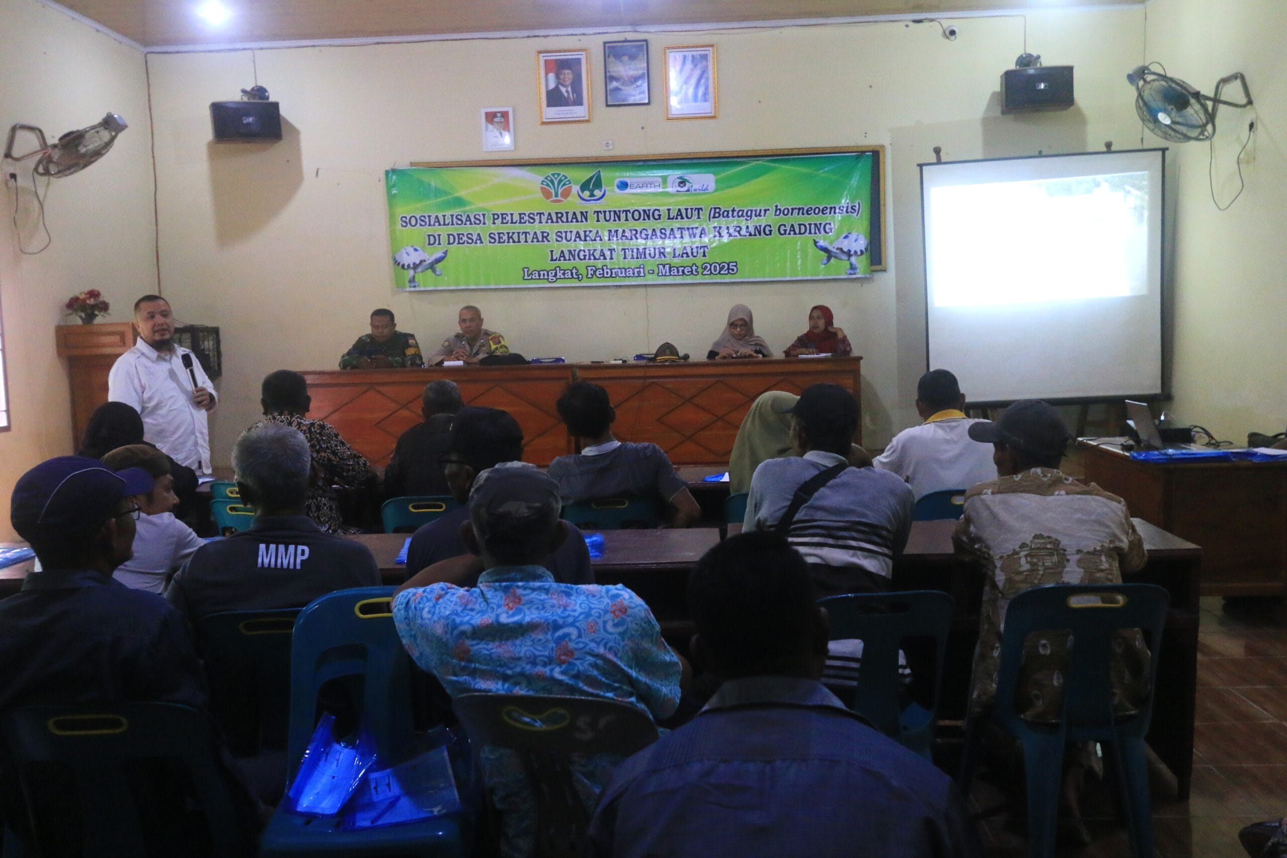 Hundreds of Fishermen Around Karang Gading Wildlife Reserve Reached by Campaign