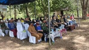 participants of wild release ceremony